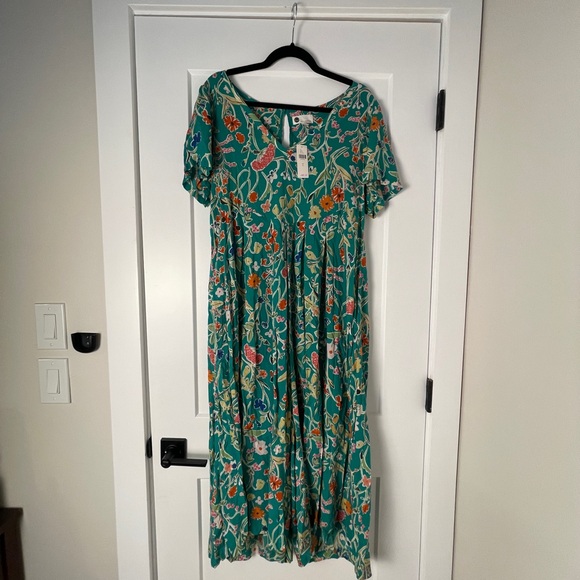 Floral Green Jumpsuit - Picture 5 of 5